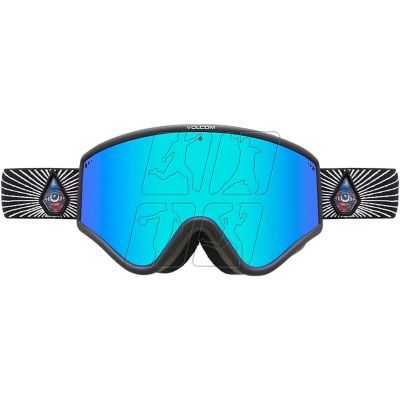 3. Volcom Yae Snowboard Goggles Women/Men Winter Sports Ski Blue (VG0722319)