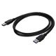2. LANBERG USB-A 3.0 M/M CABLE 1M BLACK CA-USBA-30CU-0010-BK