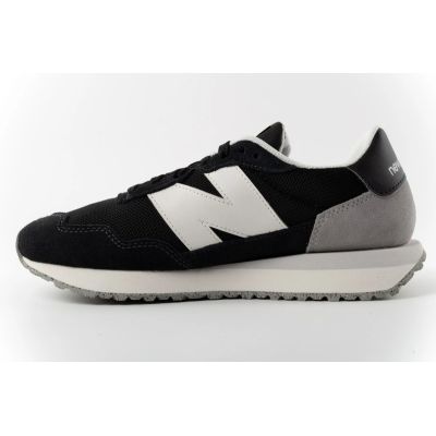 3. New Balance 237 Men’s Black Leather Sneakers
