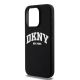 6. DKNY Liquid Silicone White Printed Logo MagSafe iPhone 14 Pro Case - Black