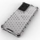 4. Honeycomb case armored cover with a gel frame for Samsung Galaxy S22 Ultra blue