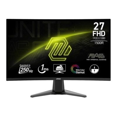 16. MSI MAG 27C6X Computer Monitor 68.6 cm (27") 1920 x 1080 px Full HD LCD Black