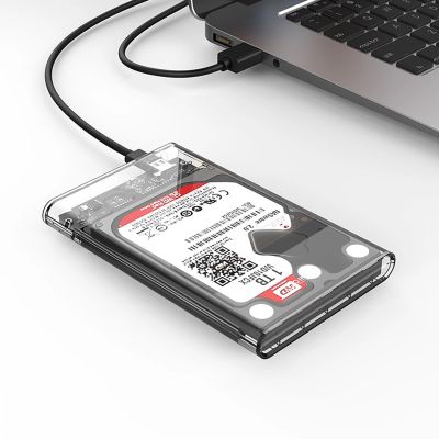 2. Orico 2139C3 2.5" HDD/SSD USB-C 5Gb/s Disk Drive - Transparent