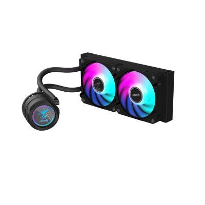2. Gigabyte AORUS AIO CPU WATERFORCE II 240 Liquid Cooler