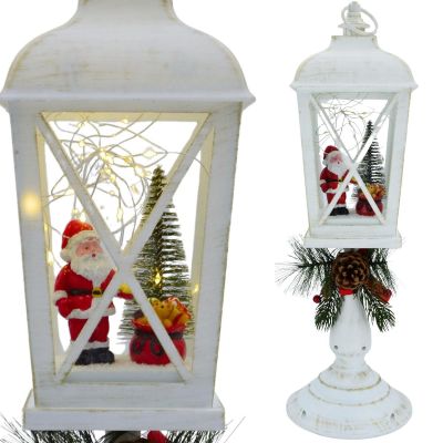 DECORATIVE LANTERN height: 48CM - SANTA CLAUS