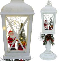 DECORATIVE LANTERN height: 48CM - SANTA CLAUS