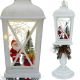DECORATIVE LANTERN height: 48CM - SANTA CLAUS