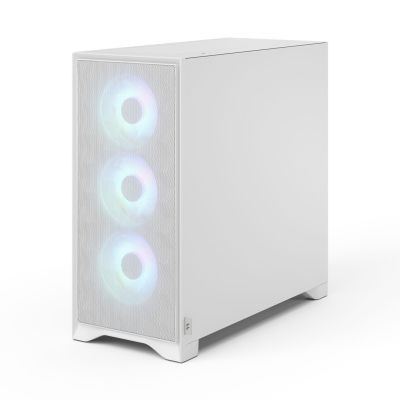15. Fractal Design Pop 2 Air White TG RGB Midi Tower White