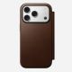 8. Nomad Modern Leather Folio Cell Phone Case 16 cm (6.3") Brown