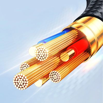 9. Joyroom Multi-Use Series S-A18 4in1 USB-A - USB-C / Lightning / Lightning / micro USB cable 1.2m - black