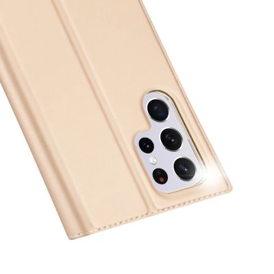 3. Dux Ducis Skin Pro Holster Cover for Samsung Galaxy S22 Ultra gold