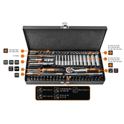4. NEO tools 10-008 socket/socket set