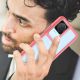 7. Outer Space Case Xiaomi Poco F4 5G cover with a flexible frame red