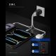 2. Spigen Essential EE673EU 3-port charger 2xUSB-C 1xUSB-A 67W - black