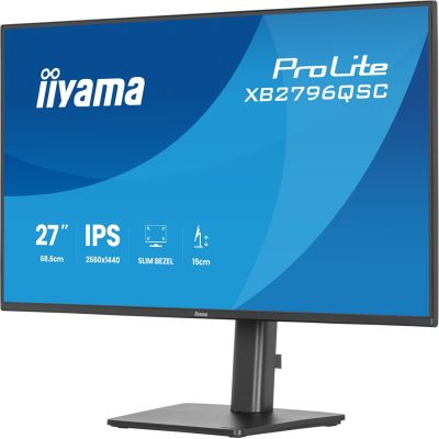 4. iiyama ProLite XB2796QSC-B1 computer monitor 68.6 cm (27") 2560 x 1440 px Quad HD LED Black