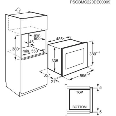 17. Built-in microwave oven ELECTROLUX LMS4253TBK