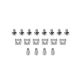 7. SET OF MOUNTING RAILS FOR 19" CABINETS FOR UPS ARMAC R/0019