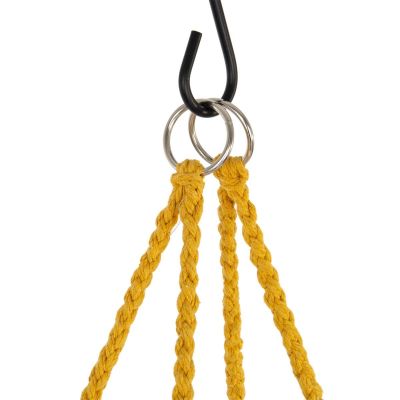 14. OPENWORK HAMMOCK HANGING CHAIR STORK'S NEST 80x60CM WITH HONEY PILLOW