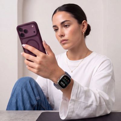 4. Tech-Protect Nylon Pro Band for Apple Watch 44 / 45 / 46 / 49 mm – Navy Grey