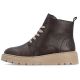 3. Women's brown leather wedge ankle boots Rieker 70405-25