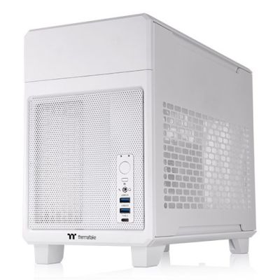 3. Thermaltake TR100 Mini Tower Case Snow White Retail