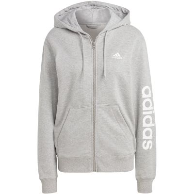 6. adidas Essentials Linear Full-Zip French Terry Hoodie W IC6866