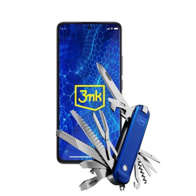 4. Tempered glass 3mk HardGlass Max Lite with black frame for Xiaomi Redmi Note 13 Pro+