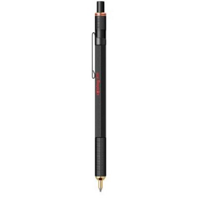 7. Rotring RO800 M Black Automatic Ballpoint Pen