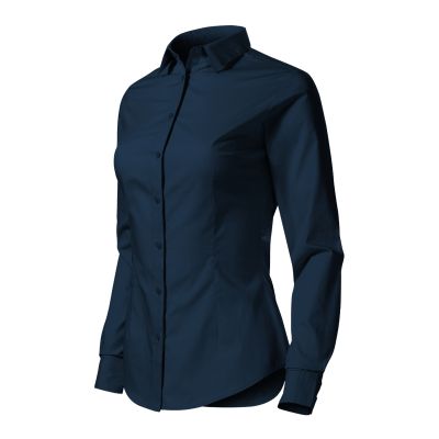 5. Women's Style LS Shirt (Navy Blue)