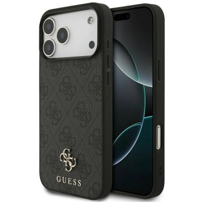 Guess 4G Small Classic Logo MagSafe Case for iPhone 17 Pro Max / 18 Pro Max - Black