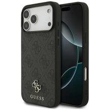 Guess 4G Small Classic Logo MagSafe Case for iPhone 17 Pro Max / 18 Pro Max - Black