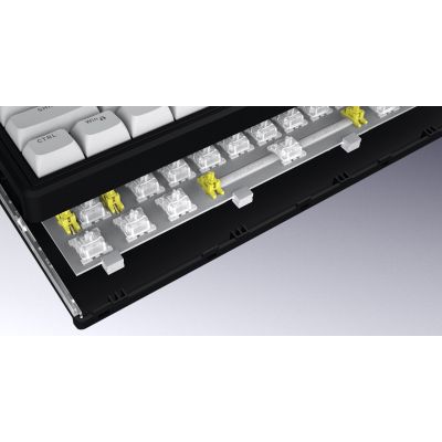 20. HATOR Skyfall 65 MAG ULTRA 8K Gaming Keyboard USB QWERTY US English Black, White