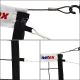 9. PROFESSIONAL VOLLEYBALL NET WITH ANTENNAS BLACK IV mlw NETEX