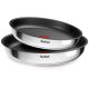 Set of 2 TEFAL Ingenio Cook Eat L8813S75 frying pans