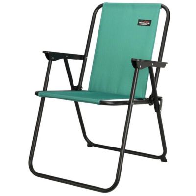 REDCLIFFS GREEN FOLDING CAMPING CHAIR WITH ARMRESTS