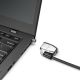 3. Kensington ClickSave® 2.0 3-in-1 Laptop Lock with Key