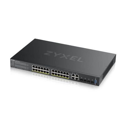 4. Zyxel GS2220-28HP Switch 28p PoE (PoE+: 24;) 375W Managed Gigabit