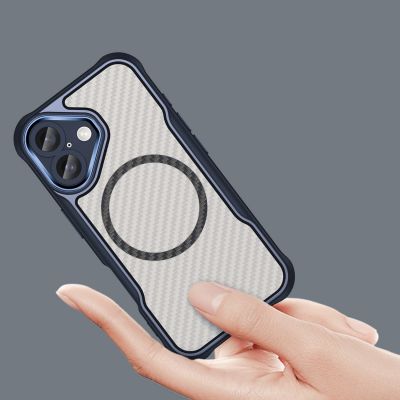 5. Leading Series MagSafe Silicone Case for iPhone 16 Plus - Blue