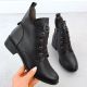 14. Jezzi W JEZ412C insulated flat ankle boots, brown