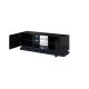 TV cabinet QIU 160 MDF gloss black/gloss black