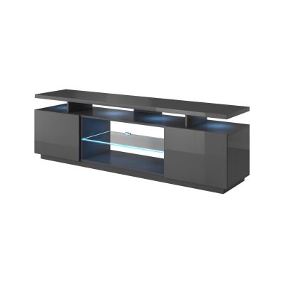 EVA TV cabinet 180x40x52 graphite/glossy graphite