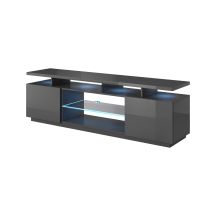EVA TV cabinet 180x40x52 graphite/glossy graphite