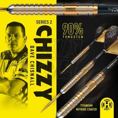 5. Harrows CHIZZY 2 darts 90% steeltip