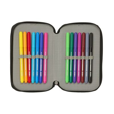 4. Real Madrid pencil case with equipment triple filled pencil case 37 pcs 412654857