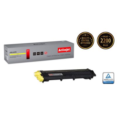 2. Activejet ATB-245YN Toner (replaces Brother TN-245Y; Supreme; 2200 pages; yellow)