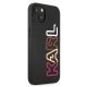4. Karl Lagerfeld Multipink Brand iPhone 13 Case - Black