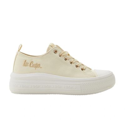 2. Lee Cooper women's shoes sports sneakers beige platform fashionable