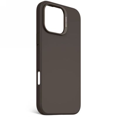 2. Decoded AntiMicrobial Silicone Backcover with MagSafe for iPhone 16 Pro Max - Dark Brown