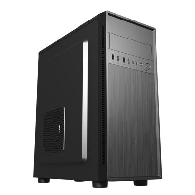 GEMBIRD FORNAX 160 MIDI-TOWER CASE (2X USB 3.0, 2X USB 2.0, HD AUDIO) BLACK