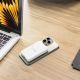 7. Tech-Protect LifeMag PB31 Power Bank with MagSafe 10000mAh 15W USB-C / USB-A / Built-in USB-C / Lightning Cables - White